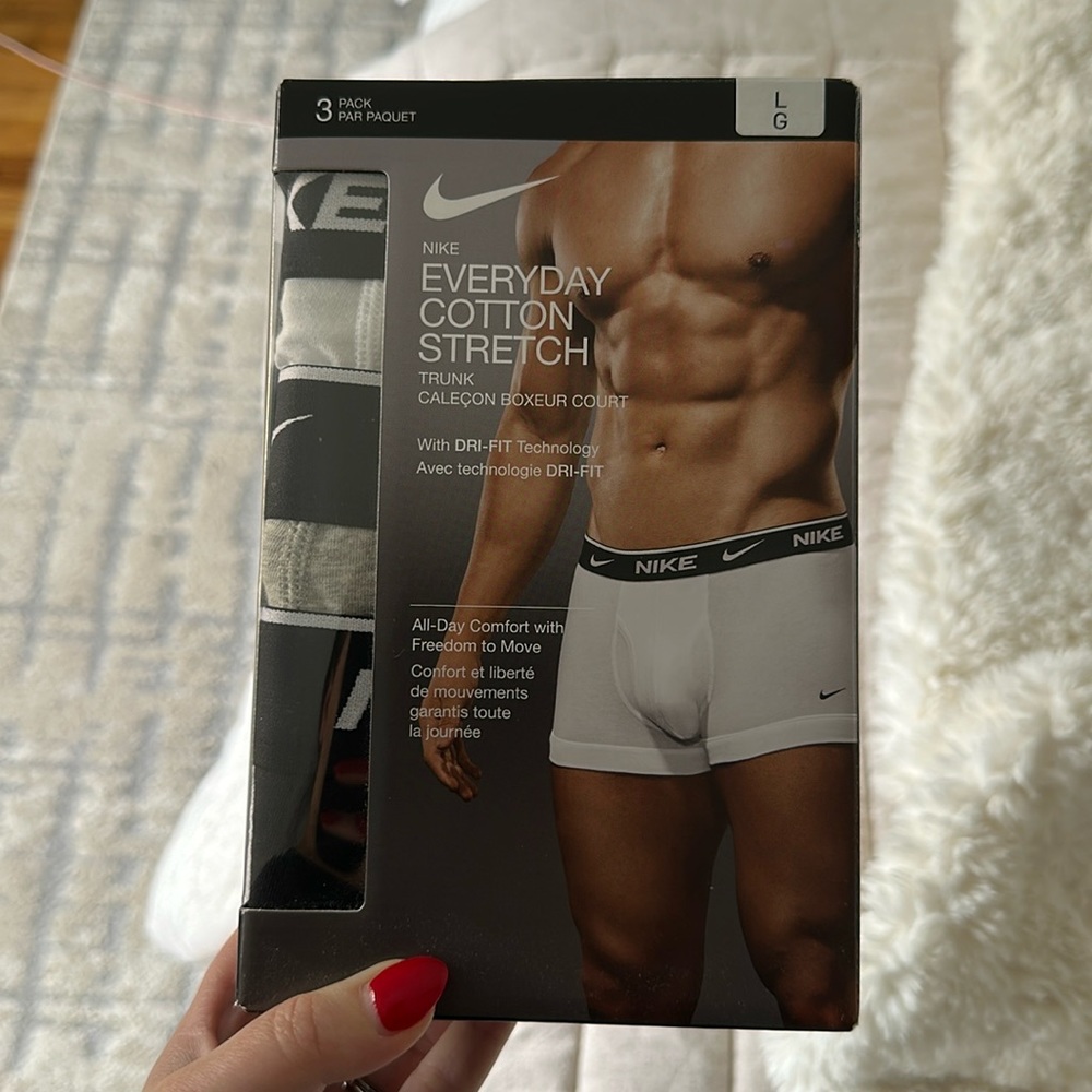 Nike Everyday Cotton Stretch Trunk Boxer Shorts